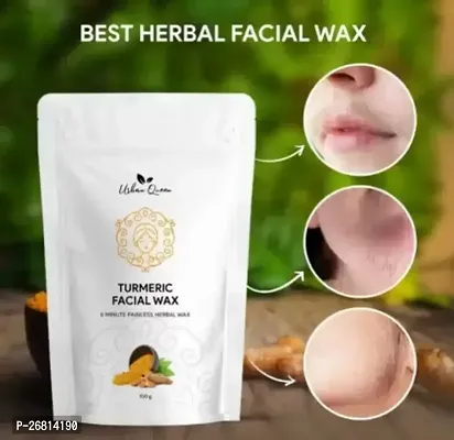 TURMERIC FACIAL WAX - 5 MIN PAINLESS HERBAL POWDER Wax Powder (50 g)-thumb0