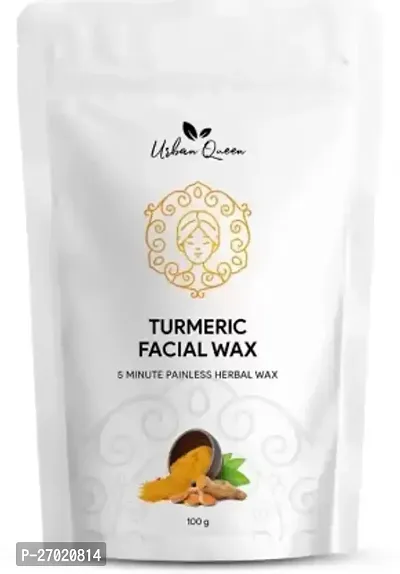 TURMERIC FACIAL WAX - 5 MIN PAINLESS HERBAL POWDER Wax Powder (100g)-thumb0