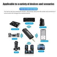 K-35 Wireless Collar Microphone Lapel Lavalier Omnidirectional Mic Plug and Play Mike for Vlogging Interview Live Streaming YouTube Compatible with BT Speakers, DSLR Camera-thumb2