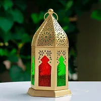 ASSA Handicrafts Gold Iron Hanging Lantern-thumb3