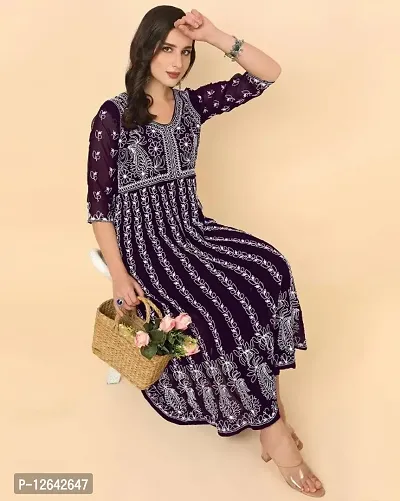 Designer Embroidered Kurti For Women-thumb4