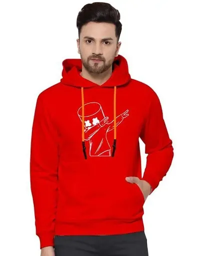 Men Long Sleeve Latest Stylish Design Hooded Neck Fleece Fabric Casual Hoodies