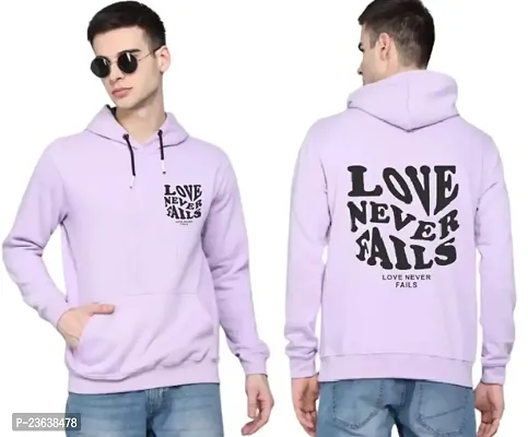 Mens Long Sleeve New Stylish BOTH SIDE PRINTED DESIGN And TWO Kangaroo Pocket Hooded neck Pullover fit Fleece fabric Casual Hoodie Sweatshirt .