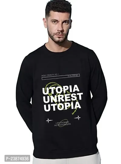 Mens Full Sleeve Utopia Printed Sweatshirt-thumb0