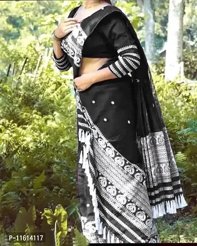 Classic Cotton Printed Saree with Blouse piece