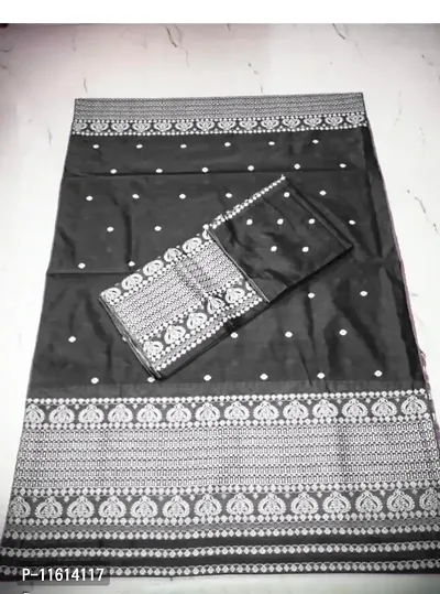 Classic Cotton Printed Saree with Blouse piece-thumb2