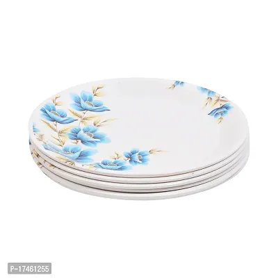 DRIZLING Melamine Plates 11 inch Floral Print Snacks/Lunch/Party Plates, Set of 6-thumb2