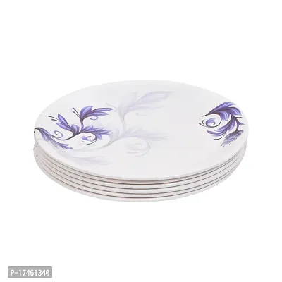 DRIZLING Melamine 11 Round Premium Starter Floral Printed Dinner Plates-BD (Set of 6)-thumb3