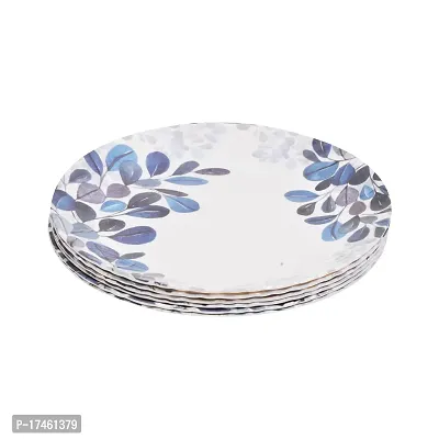 DRIZLING Floral Printed Melamine Plates 11 inch for Snacks/Lunch/Party Plates, Set of 6-thumb3