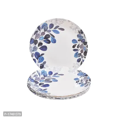 DRIZLING Floral Printed Melamine Plates 11 inch for Snacks/Lunch/Party Plates, Set of 6-thumb2