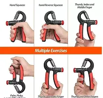 DRIZLING Adjustable Spring Hand Exerciser | Finger Exerciser| Hand Grip Strengthener for Men  Women (Multicolor)-thumb2