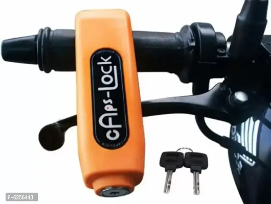 Heavy Duty Bike Brake Lock - for All Bikes and Scooters scooty brake lock scoty lock (Multicolor)-thumb0