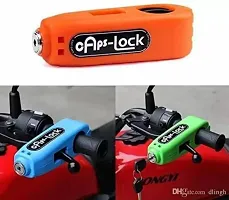 Heavy Duty Bike Brake Lock - for All Bikes and Scooters scooty brake lock scoty lock (Multicolor)-thumb4