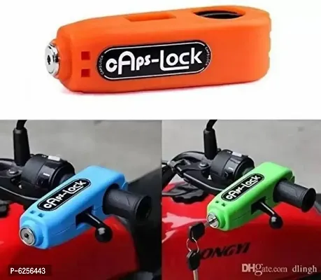 Heavy Duty Bike Brake Lock - for All Bikes and Scooters scooty brake lock scoty lock (Multicolor)-thumb5