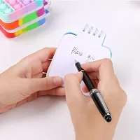 SQUARE POP IT FIDGET SPIRAL NOTEBOOK BUBBLE PUSH POP FIDGET SILICON TOY BOOK STRESS RELIEF ANXIETY SCHOOL STATIONERY NOTEBOOK-thumb1
