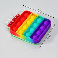SQUARE POP IT FIDGET SPIRAL NOTEBOOK BUBBLE PUSH POP FIDGET SILICON TOY BOOK STRESS RELIEF ANXIETY SCHOOL STATIONERY NOTEBOOK-thumb4