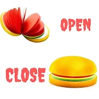 Burger Shaped Notepad with Sticky Notes cartoon diary Mini Diary Notebook Mini Diary Notebook Note Pad-thumb1
