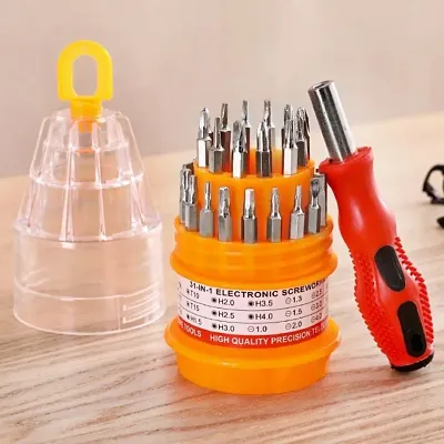 Screwdriver Set, Steel 31 in 1 with 30 Screwdriver Bits, Professional Magnetic Driver Set, for PC/Household/Furniture/Tablet/Game Console/Electronic Devices Magnetic 31 in 1 Repairing Screwdriver Tool