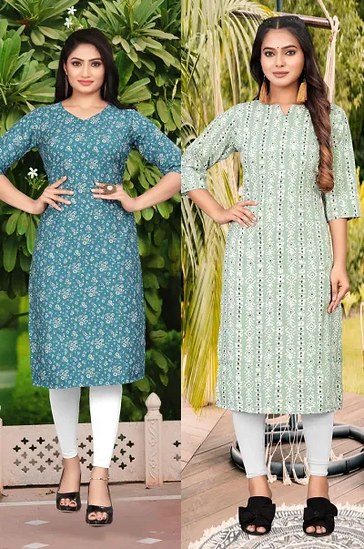 VJ Enterprise Stylish Crepe Kurtis