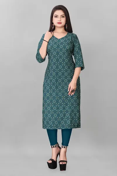 Straight Crepe Kurta