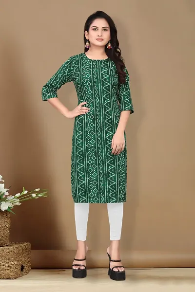 Pretty Crepe Straight Kurta