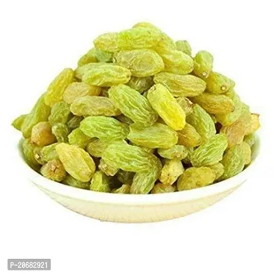Premium Quality Premium Seedless Green Raisins Value Pack Kishmish Nutritious Rich In Iron And Vitamin B Dry Fruit Pack Of 250 Gram-thumb0