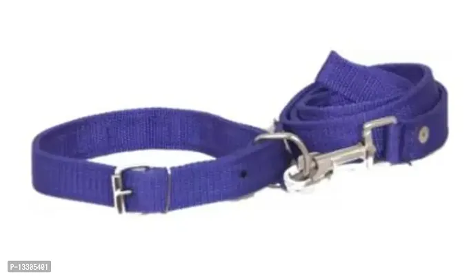 Dog Neck Collar Belts and Leash Set for Medium Size Dog - 1 Inch