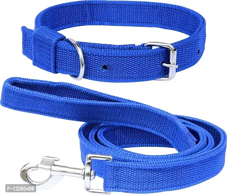 Dog Neck Collar Belts and Leash Set for Medium Size Dog - 1 Inch