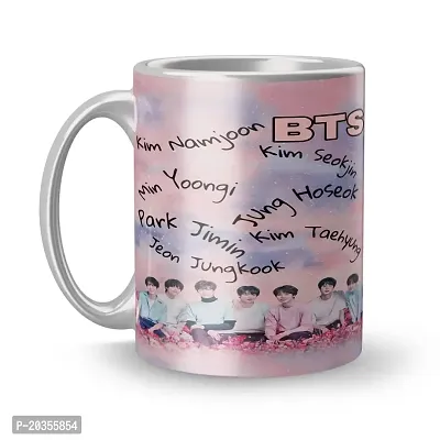 Ramesh Meena Multicolour BTS Printed Coffee Mug  Tea Cup for Boyfriend Girlfriend Brother Sister Boy Girl-thumb0