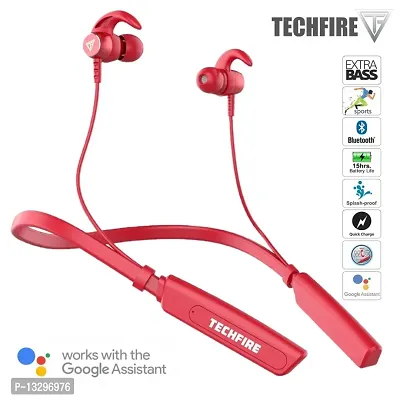 Buy TECHFIRE Fire 500v2 Neckband hi bass Wireless Bluetooth