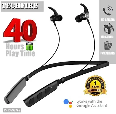 TECHFIRE Fire 500v2 Neckband hi-bass Wireless Bluetooth headph
