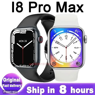 i8Pro Max Touch Screen Bluetooth Smartwatch with Activity Tracker Compatible with All Android  iOS Smartph