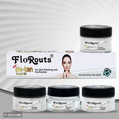 FloRouts De-tan Facial Kit (Pack of 1)