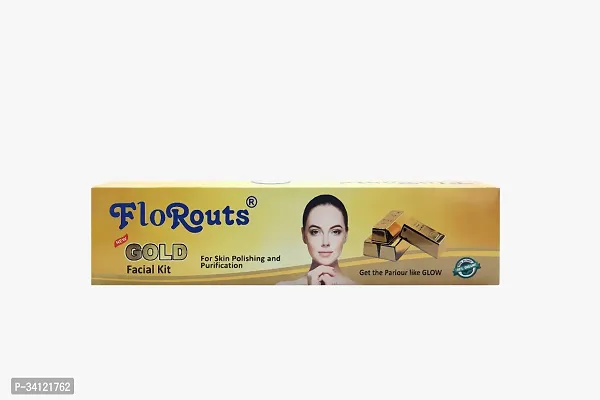 FloRouts Gold Facial Kit (Pack of 1)-thumb2