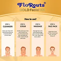 FloRouts Gold Facial Kit (Pack of 1)-thumb2