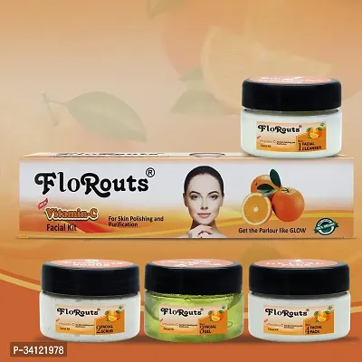 FloRouts Vitamin-C Facial Kit (Pack of 1)