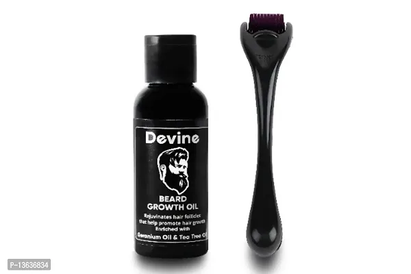 Best beard oil with derma roller for man
