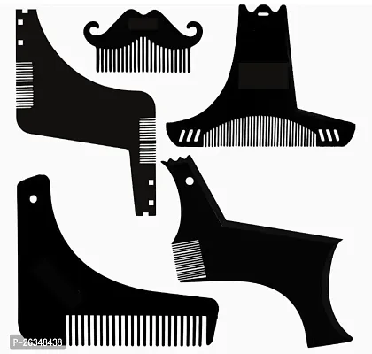 Beard Shaper Tool Comb Beard Shaping tool Beard Comb for Men Home and Salon Use Men Beard Accessories Set