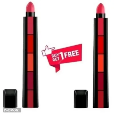 Beautiful Lipstick 5 in 1 By 1 Get 1 Free