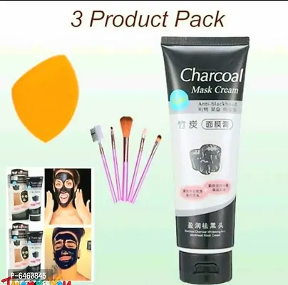 Charkol fa ce masque, 5in1 makeup brush set, blander-thumb0
