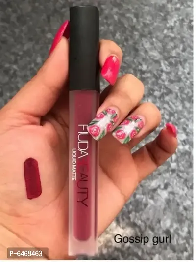 Hudda Maroon Matte Lipstick For Makeup Makeup Lips-thumb0