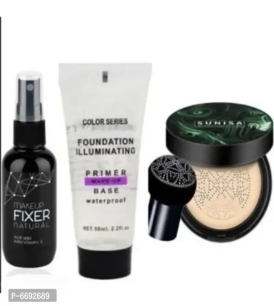 Fixer, primer and sunisaaa foundation for makeup-thumb0