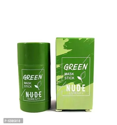 Green mask stick for skin care