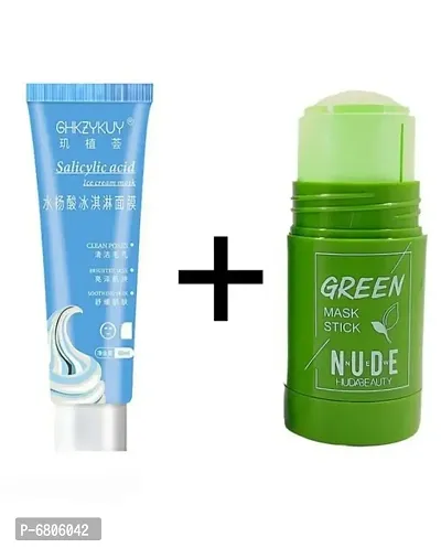 Ice Cream Mask And Green Mask Stick Skin Care Face Mask-thumb0