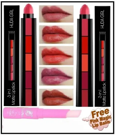 Long Staying Waterproof 5 In 1 Lipstick