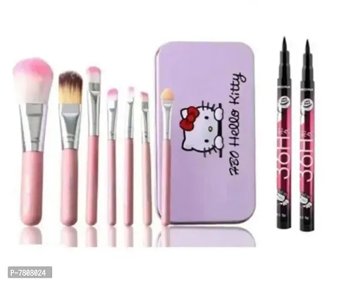 Hello kitty makeup brush and 36h Eyeliner (pack of 2)