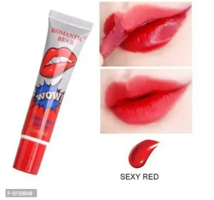 Red peeloff lipstick
