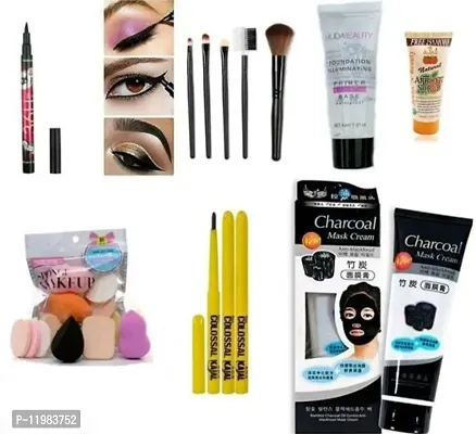 36h Eyeliner, makeup sp and charcoal face mask