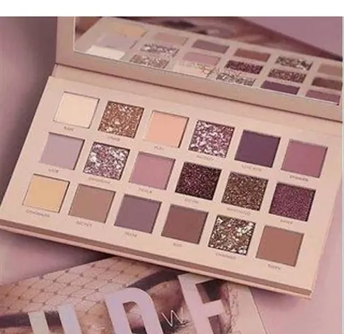 Nude Edition Eye Shadow 18 Color Palette, Shimmer and Matte Shades