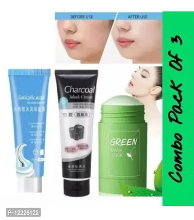 Ice Cream Mask Charcoal Face Mask And Green Mask Stick Skin Care-thumb0